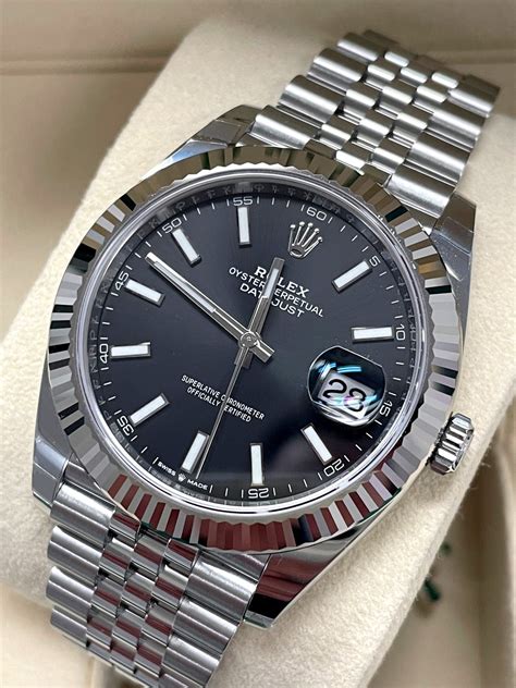 rolex datejust 41 stainless steel dark rhodium jubilee bracelet|rolex datejust 41 with diamonds.